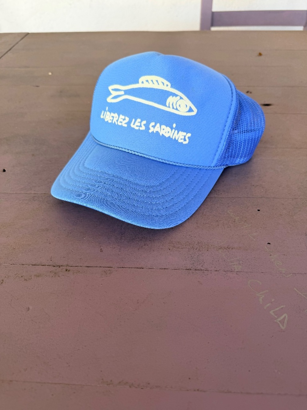 Clare V Liberez Leș Sardines Trucker Hat